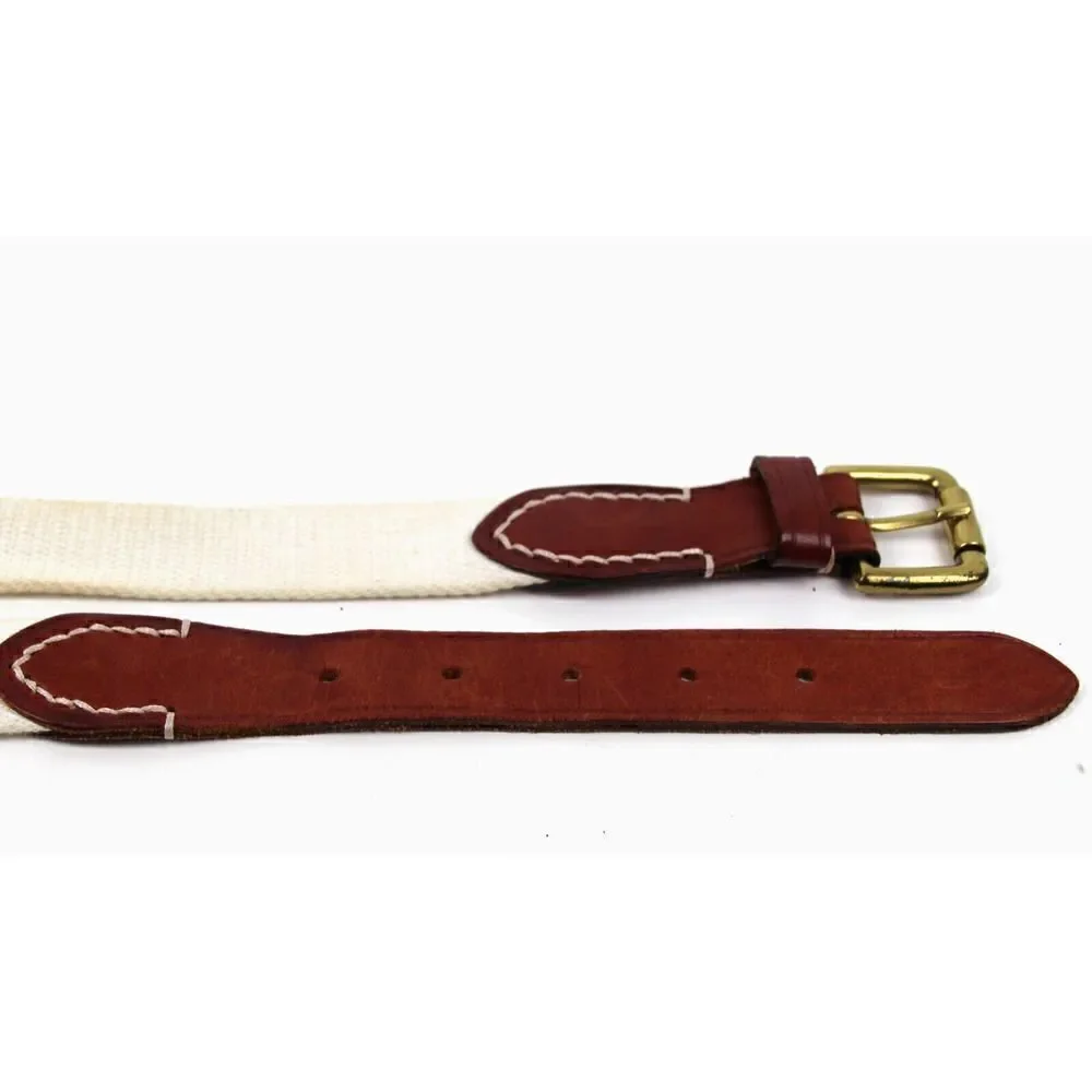 ITALIAN BROWN GENUINE LEATHER 1 1/4